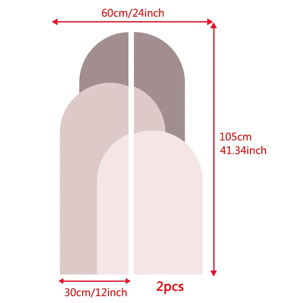 Creative Arch Wall Sticker Self-adhesive for Bedroom Living Room Porch Home Decoration Waterproof Wallpaper