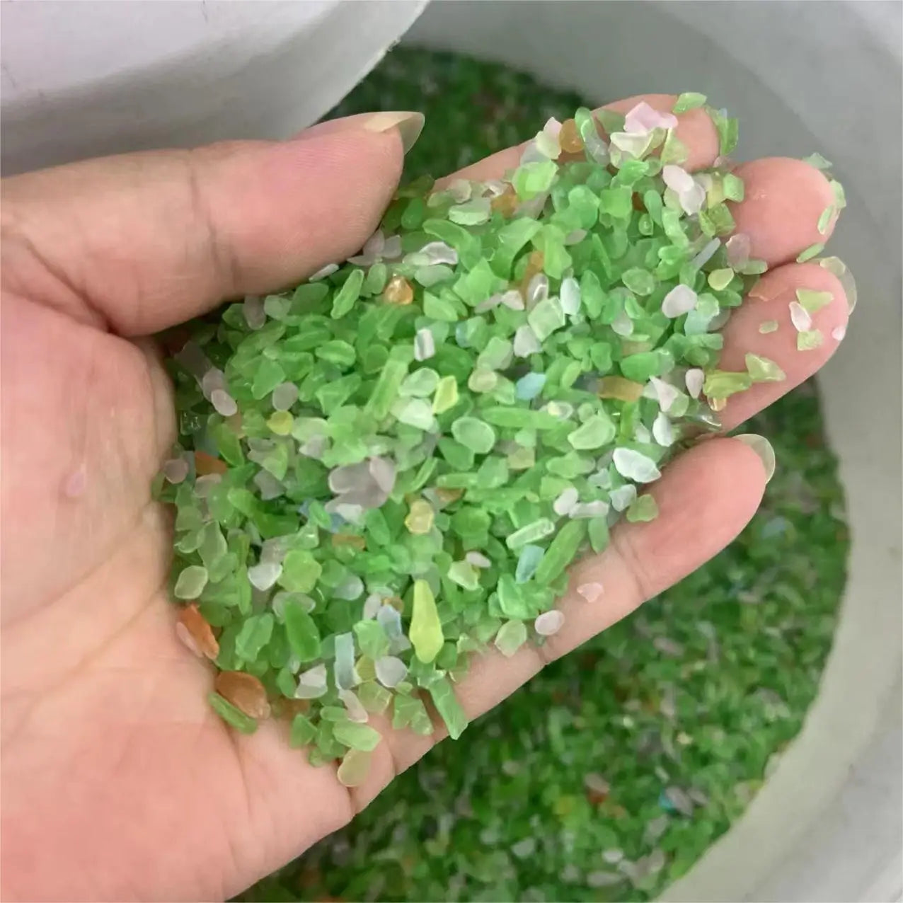 Natural Rose Quartz Stone - Decoration &amp; Healing