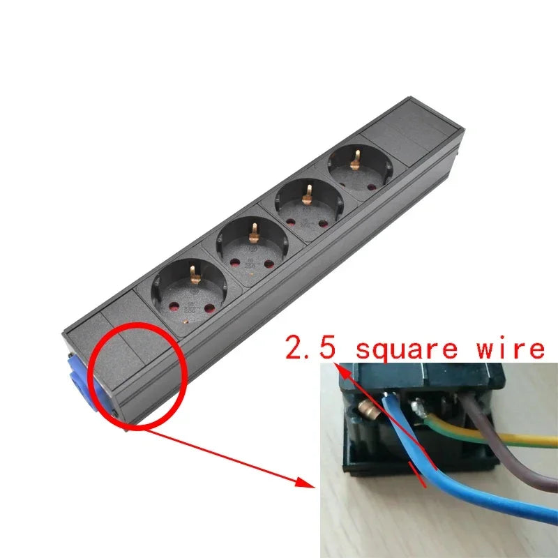 Ổ cắm PDU Powerlink Schuko 3P Chuẩn EU-Korea Audio - Daisan Mart