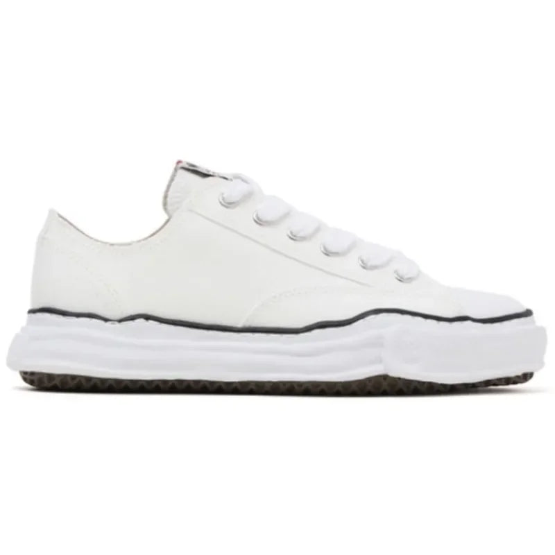 Classic I.TxMMY Dissolved Vulcanized Sole Canvas Shoes Mihara Lace up Retro Casual Sports Shoes Yasuhiro Unisex Couple Sneakers