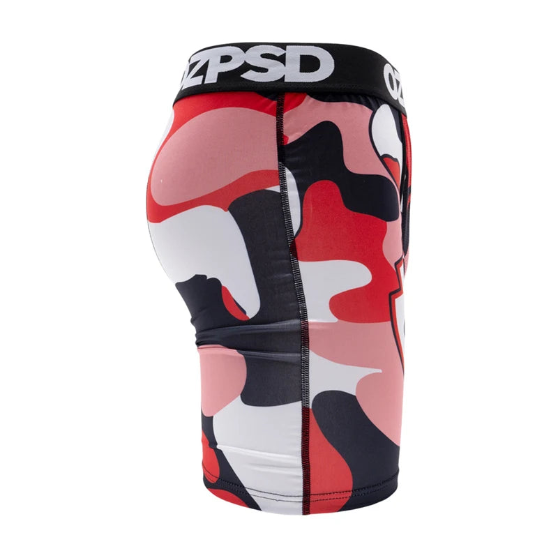 Men's Summer Breathable Printed Boxer Shorts 5 Pieces