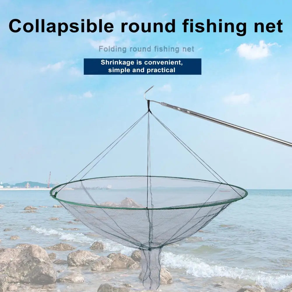 Convenient Multi-Purpose Folding Fishing Net for Shrimp, Crab, Fish