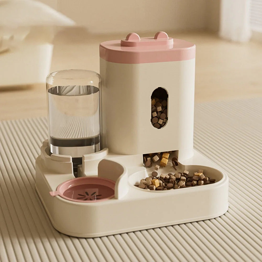 Automatic Pet Feeder & Water Dispenser for Cats Dogs - Smart Food Feeding Station, Automatic Waterer, Pet Supplies - Daisan Mart