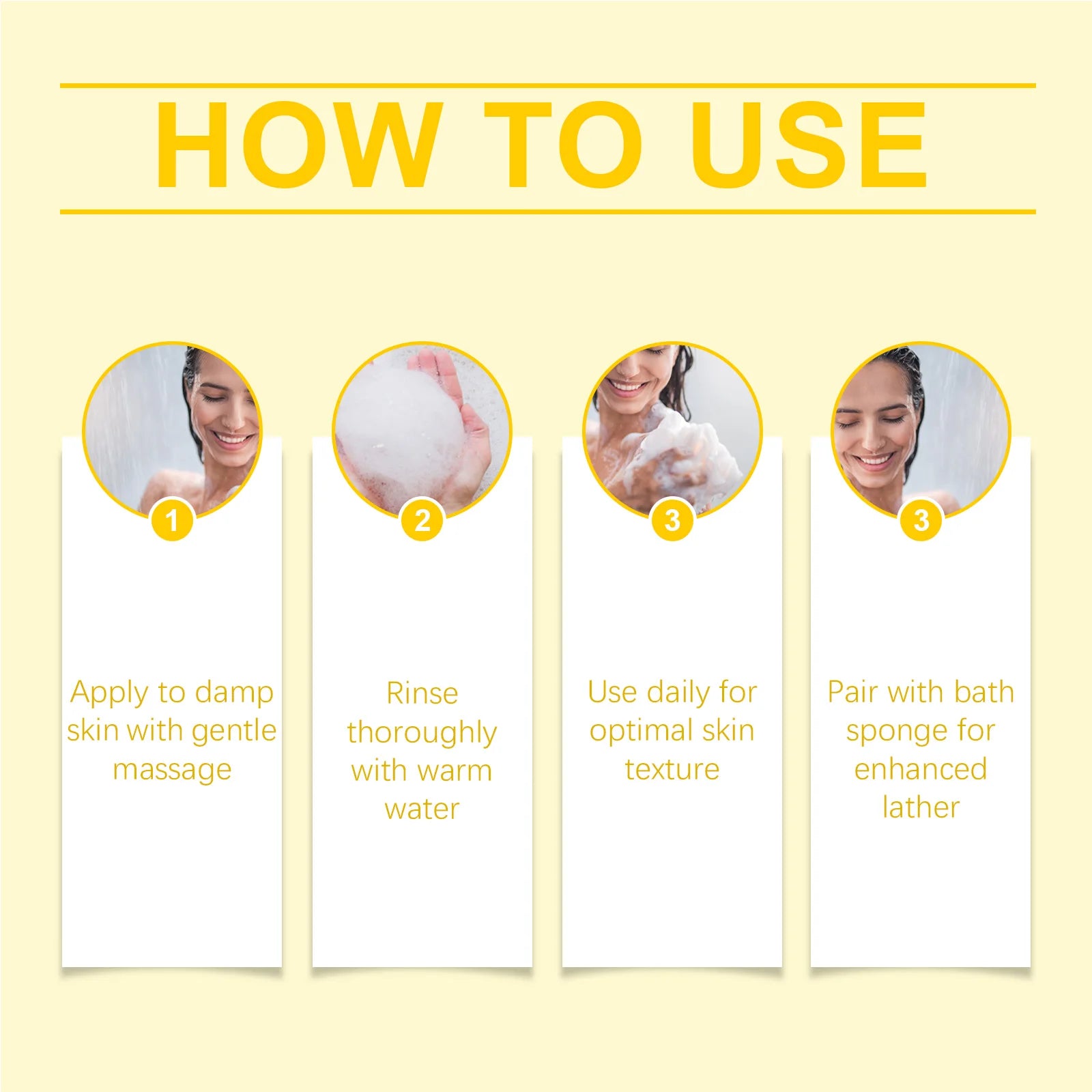 OceAura Persimmon Body Wash Moisturizing Skin Cleaning Smooth Soft Body Odor Remover Bath Products Exfoliating Shower Gel 100ml