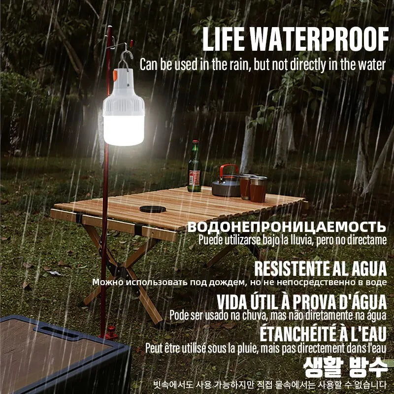 Super Bright Convenient USB Rechargeable LED Camping Light