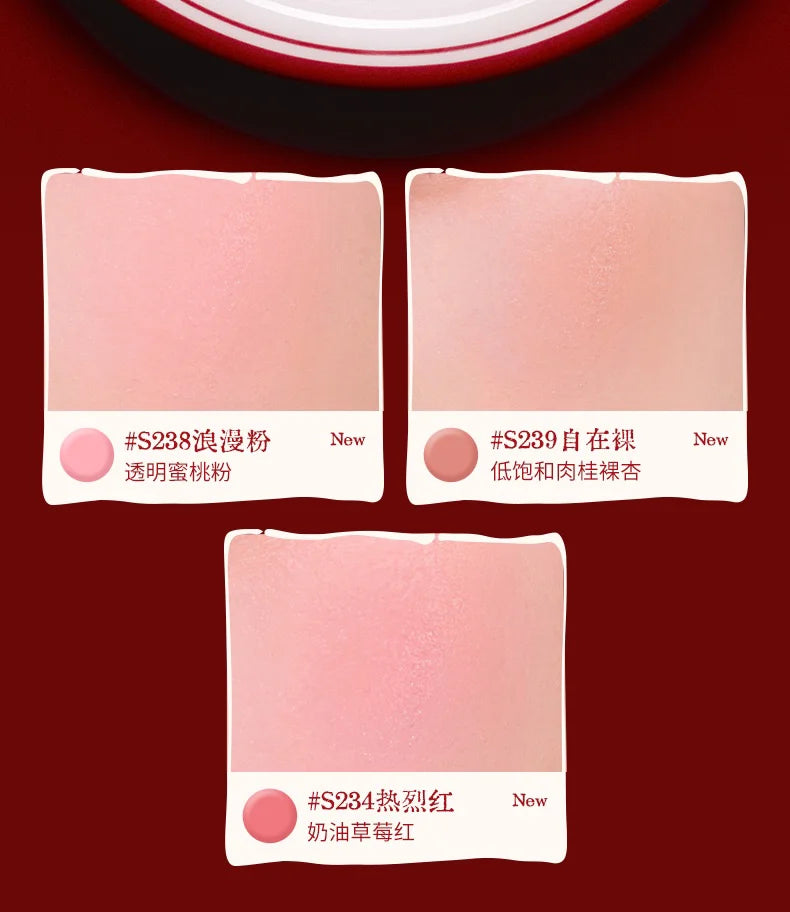 Joocyee Limited Birthday Series Cosmetics Set Mouth Red Lip Glaze Powder Blusher Cream Lip Gloss Hand Cream Birthday Gift Box