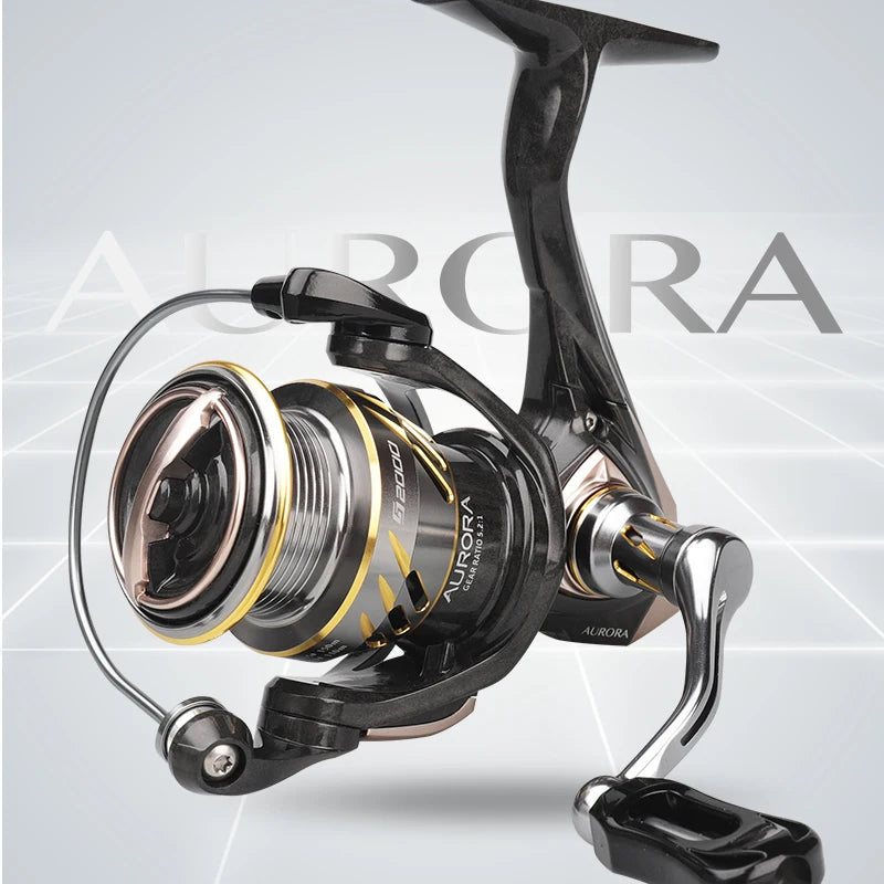 Aurora Long Range Fishing Reel 5.2:1 Drag 4.5kg Carbon 7+1 BB