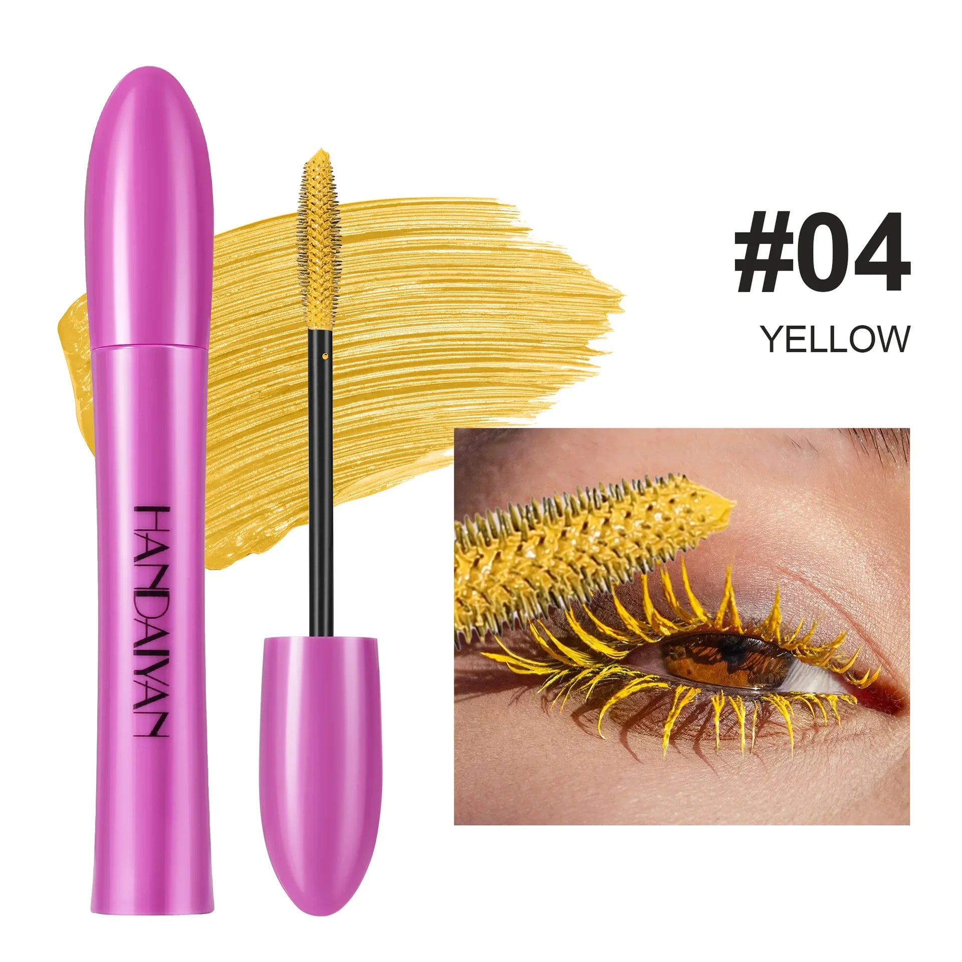 Waterproof, Thick, Long-Lasting Multi-Color Mascara 10 Colors