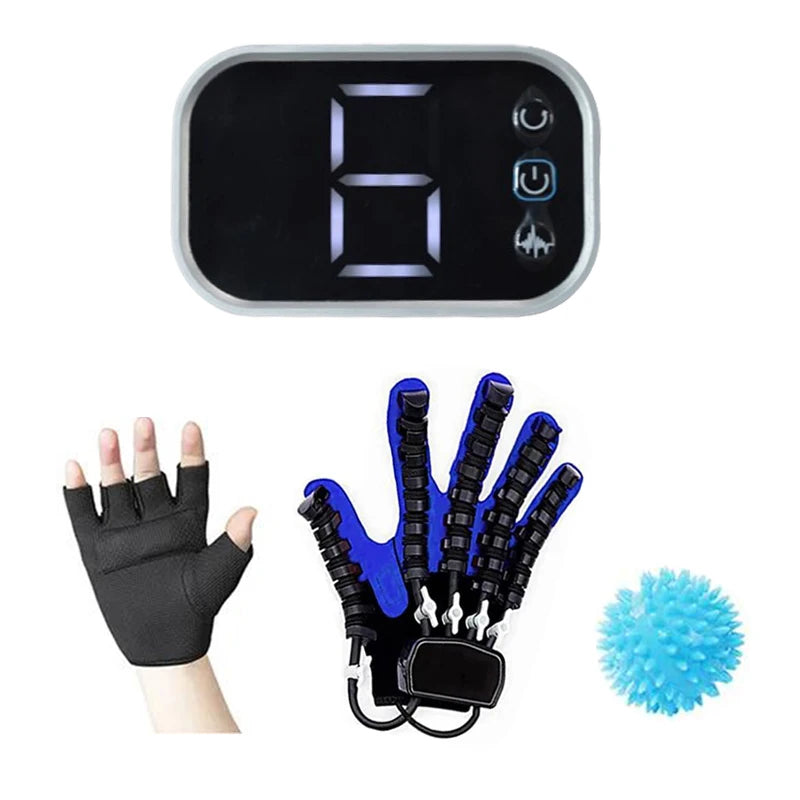 NEW Rehabilitation Robot Gloves Stroke Hemiplegia Cerebral Infarction Training Device Finger Exerciser Hand Function Recove - Daisan Mart