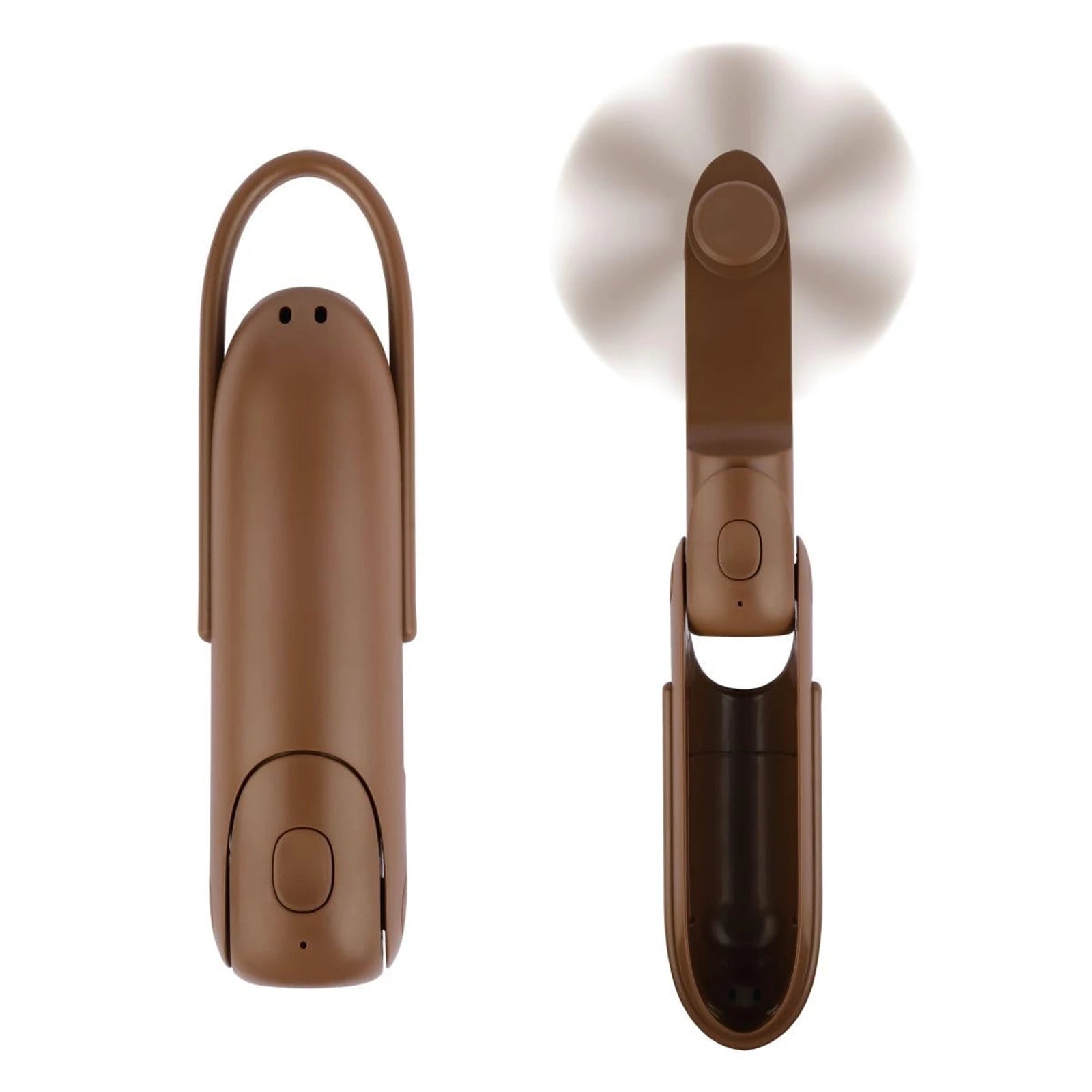 Mini Fan Handheld, 3 Speeds Handheld Fan, 3 in 1 Portable USB Fan with Flashlight Power Bank, for Travel, Home, Women, Makeup