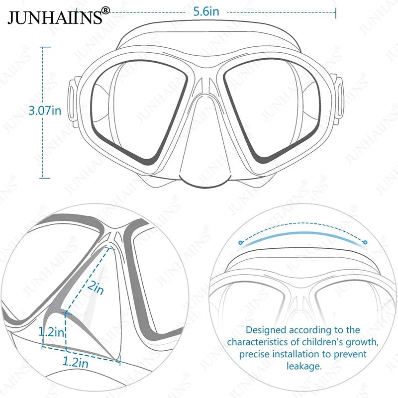 Professional Wet Low Volume Freediving Mask, Tempered Glass dive Mask, J-Type Diving Mask, Snorkel Set,buceo,수영,스노클링,마스크