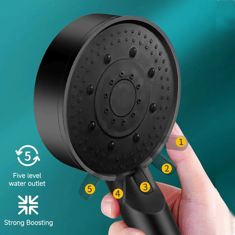 Đầu Vòi Sen Áp Lực Đa Năng 5 Chế Độ Massage Thư Giãn - Daisan Mart