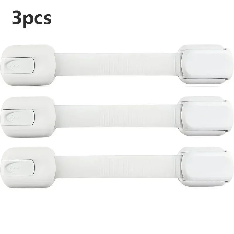 3/5/10Pcs/Lot Child Lock Protection of Children Baby Drawer Anti-opening Cabinet Door Refrigerator Anti-pinch Safety Lock Buckle - Daisan Mart