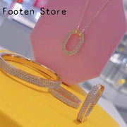 2025 Women's Jewelry Set: Gold, Silver, and Unique Gemstones