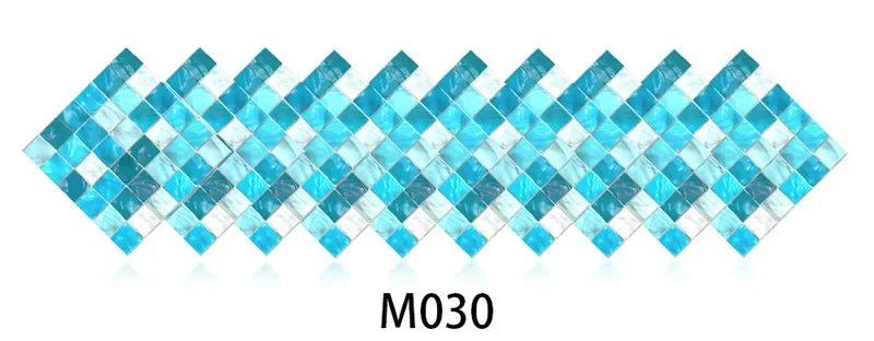 10pcs/set Marble Mosaic Tiles Wall Sticker Transfers Flat Covers for Kitchen Bathroom Stitching Stickers Self-adhesive Removable