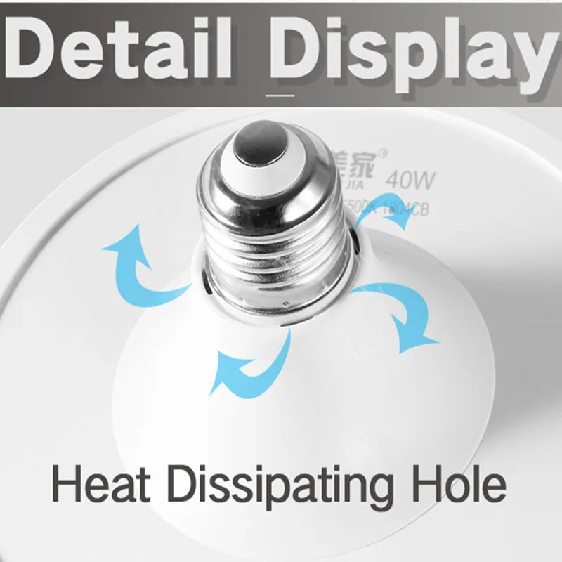 Bóng Đèn LED UFO Siêu Sáng 20W-100W Cho Nội Thất