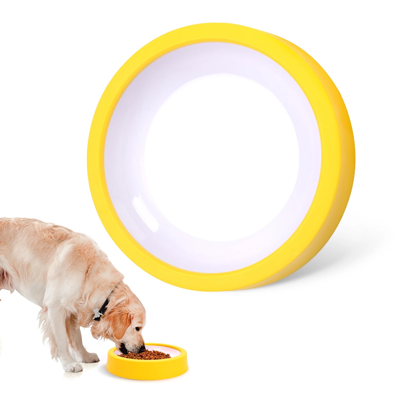 Pet Dog Slow Feeder Bowl Fun Non Slip Anti-Gulping Slower Food Feeding Dishes Eco Dog Bowl for Large Medium Small Dogs Puppy - Daisan Mart