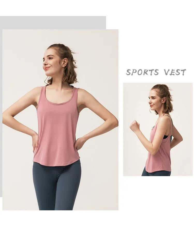 Áo Tập Yoga Nữ Lưng Hở Thoáng Mát, Thoải Mái Năng Động - Daisan Mart