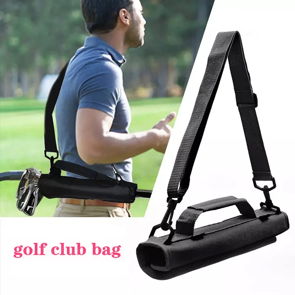 2025 Portable Mini Golf Bag, Convenient Crossbody