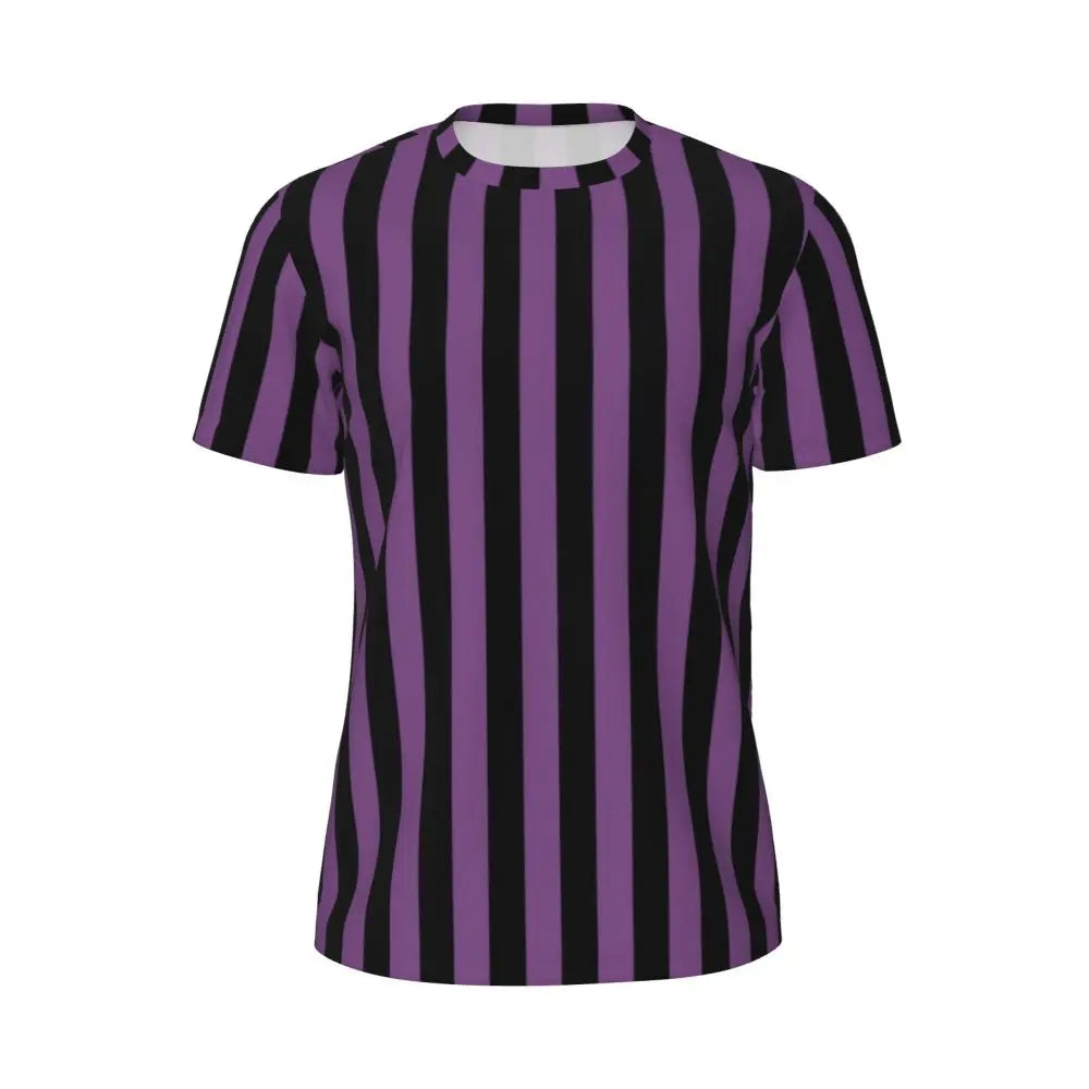 Stylish Mondrian Striped Men's Gym T-Shirt