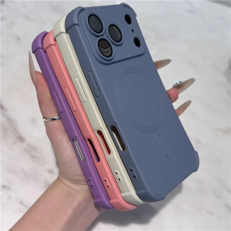 Ốp Lưng Silicone Cao Cấp iPhone 17 Air Magsafe