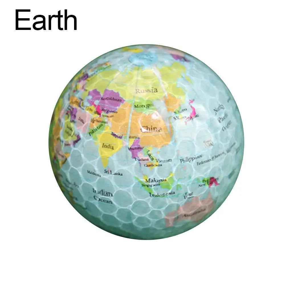 Golf Practice Ball - Multi-Purpose Globe Pattern