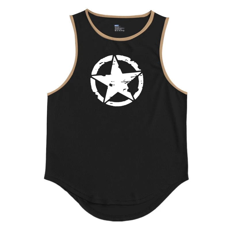 Áo Thun Nam Thể Thao Nhanh Khô Tập Gym Không Tay