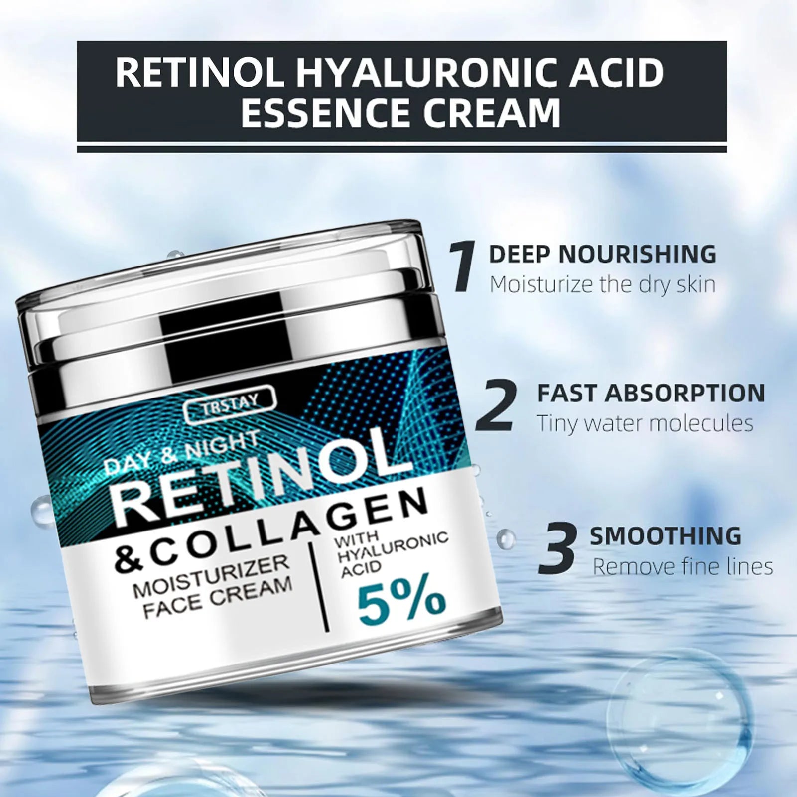 Collagen Retinol &amp; Hyaluronic Anti-Aging Cream