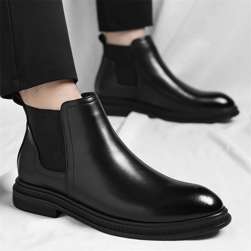 Men's Chelsea Boots - Soft Leather - Luxurious &amp; Elegant