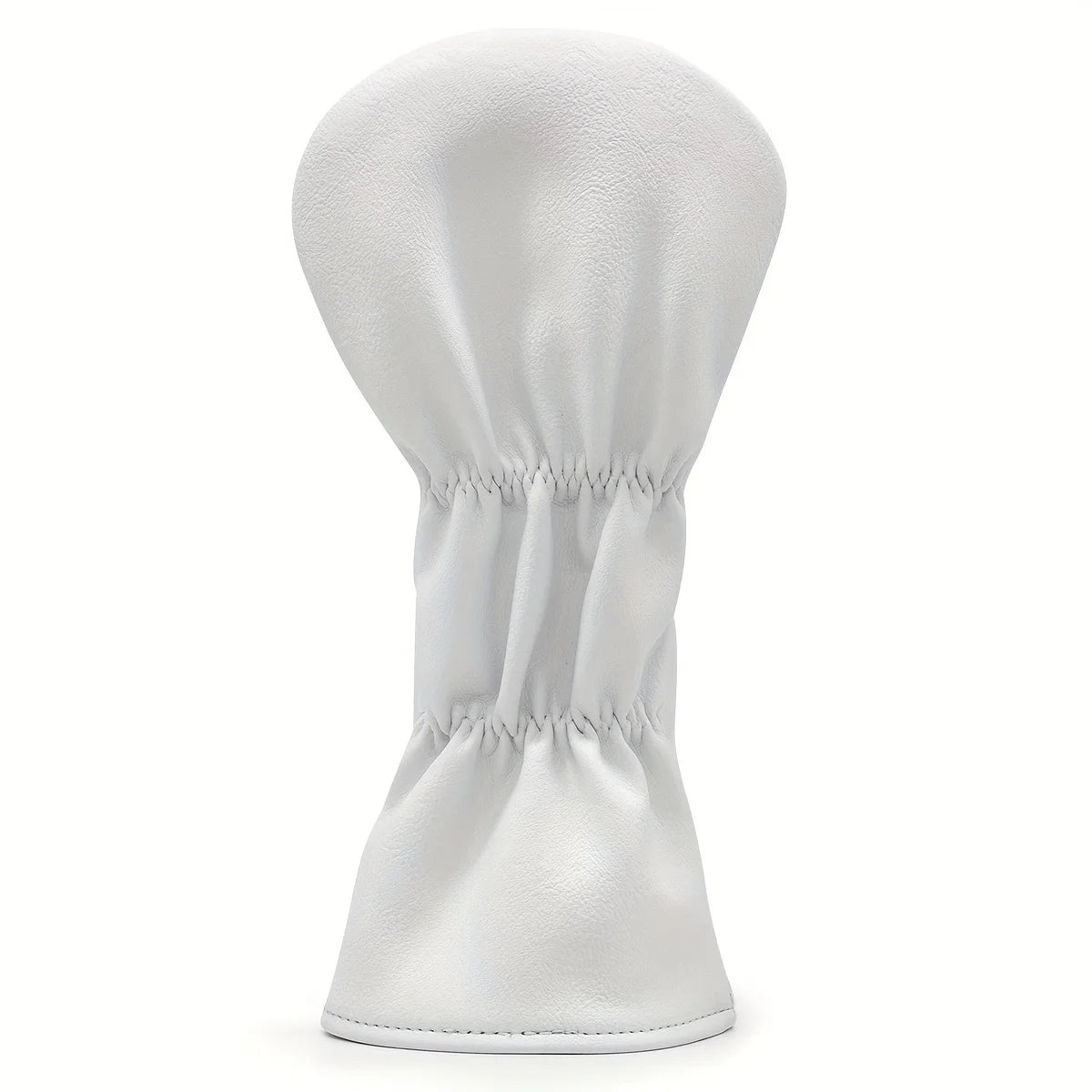 Lucky Clover Golf Club Head Cover - Fits Most Woods & Hybrids, Stretch Closure, Durable Pu Material