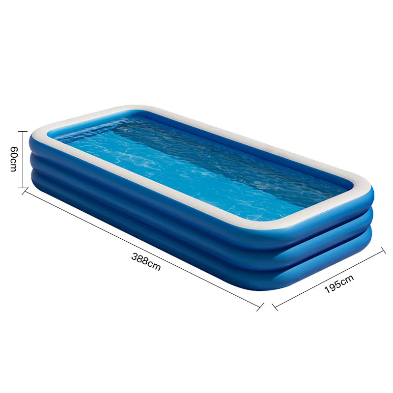 Hồ Bơi Gia Đình Cực Đại Bơm Hơi Ngoài Trời Hè