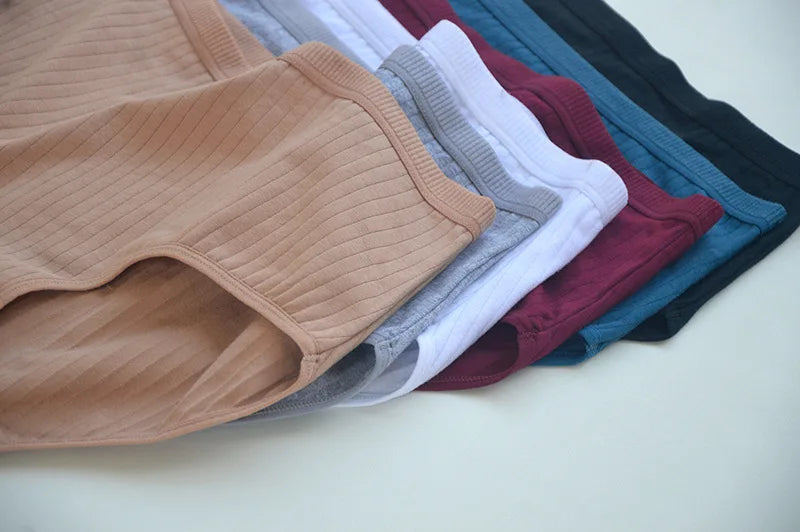 Quần Lót Nữ Cotton Cạp Cao Thoáng Mát Size Lớn 6 Cái