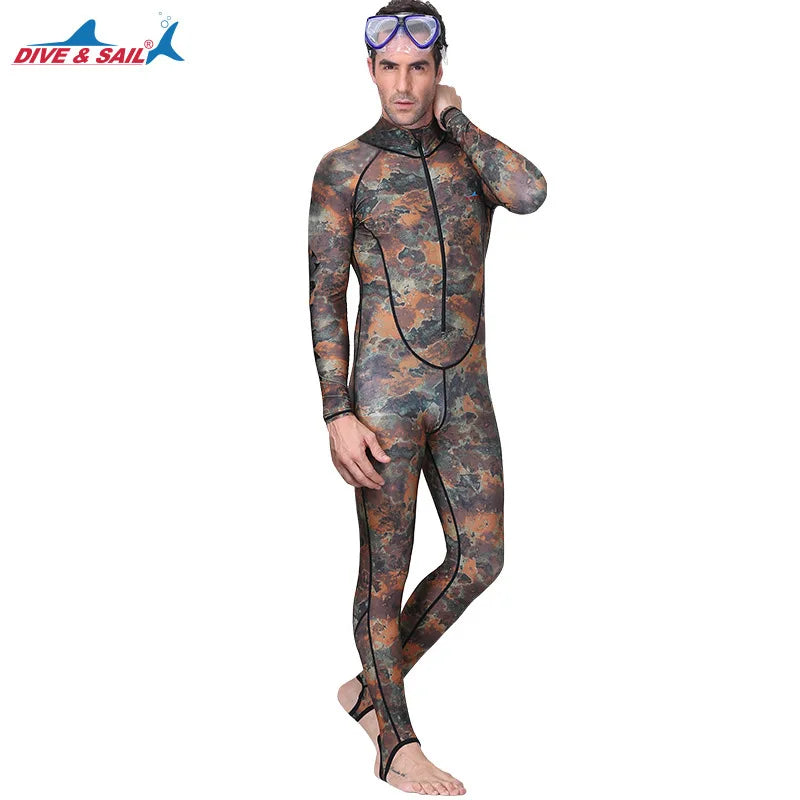 Đồ bơi liền ngụy trang chống nắng có mũ đệm ngực