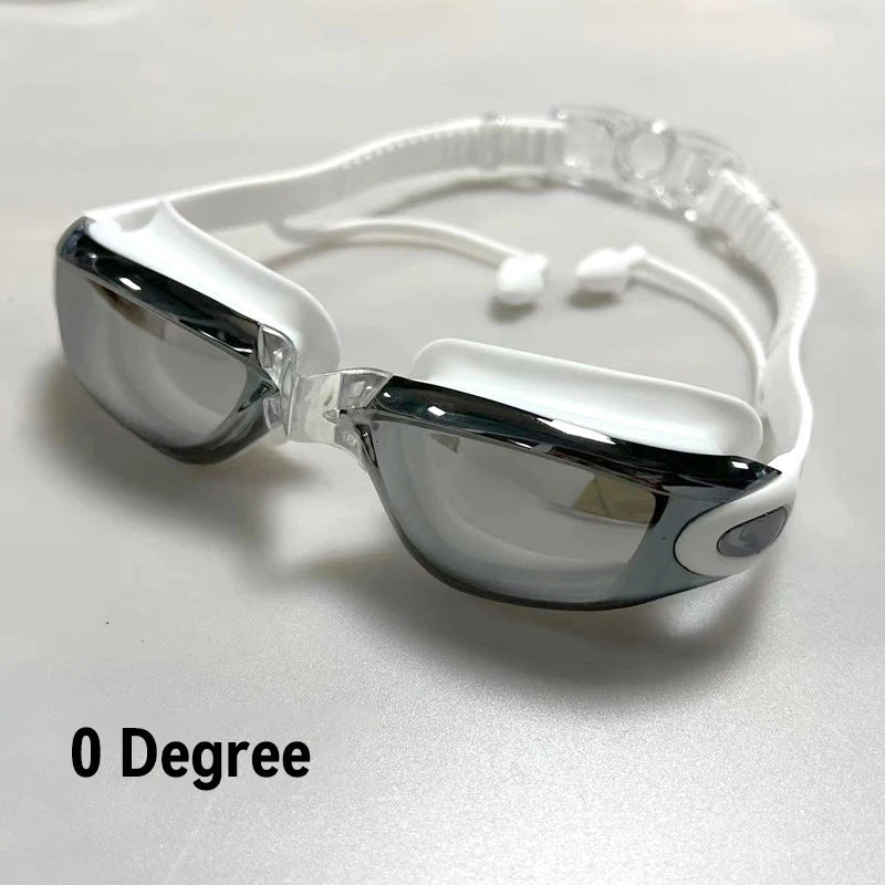 Kính Bơi Cận Thị HD Chống Mờ -8.0 Độ, Đa Dạng Tuỳ Chọn
