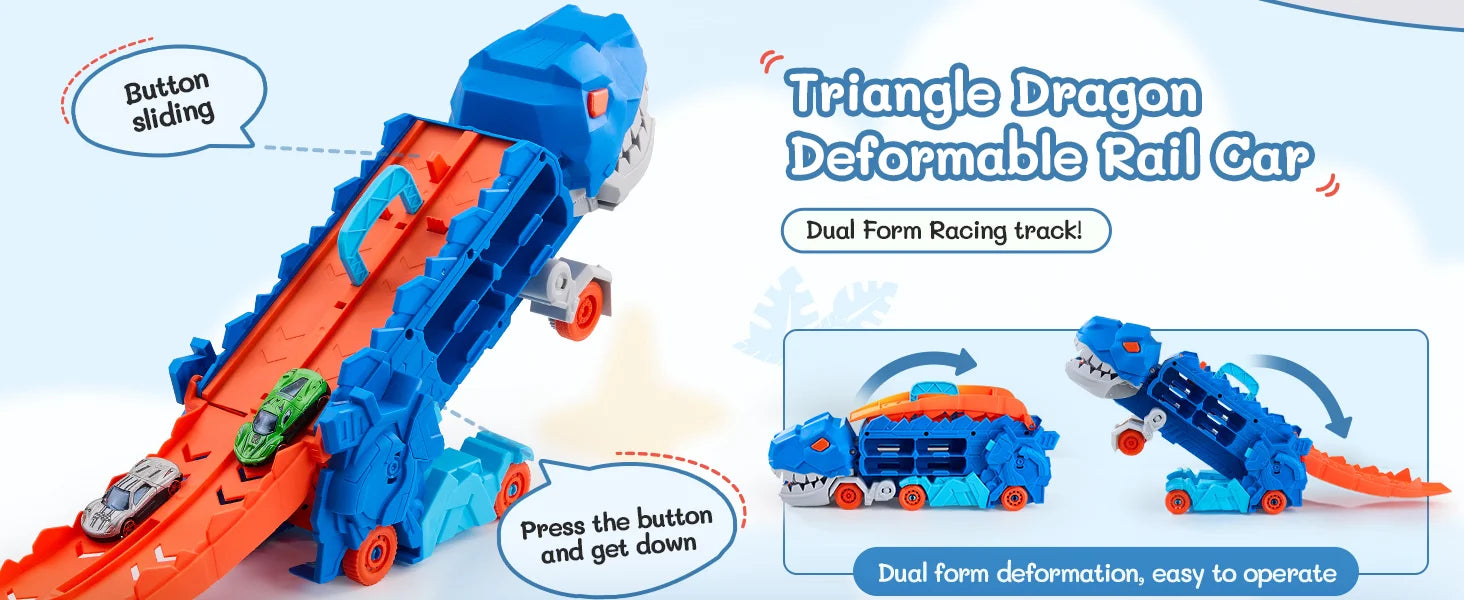 Dinosaur Race - Super Transport Truck