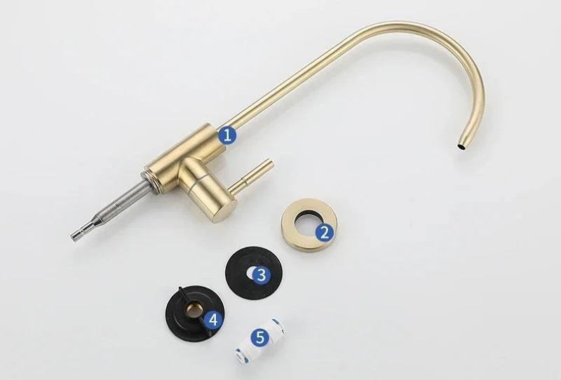Golden RO Drinking Water Filter Faucet - 1/4 Specialized Kitchen