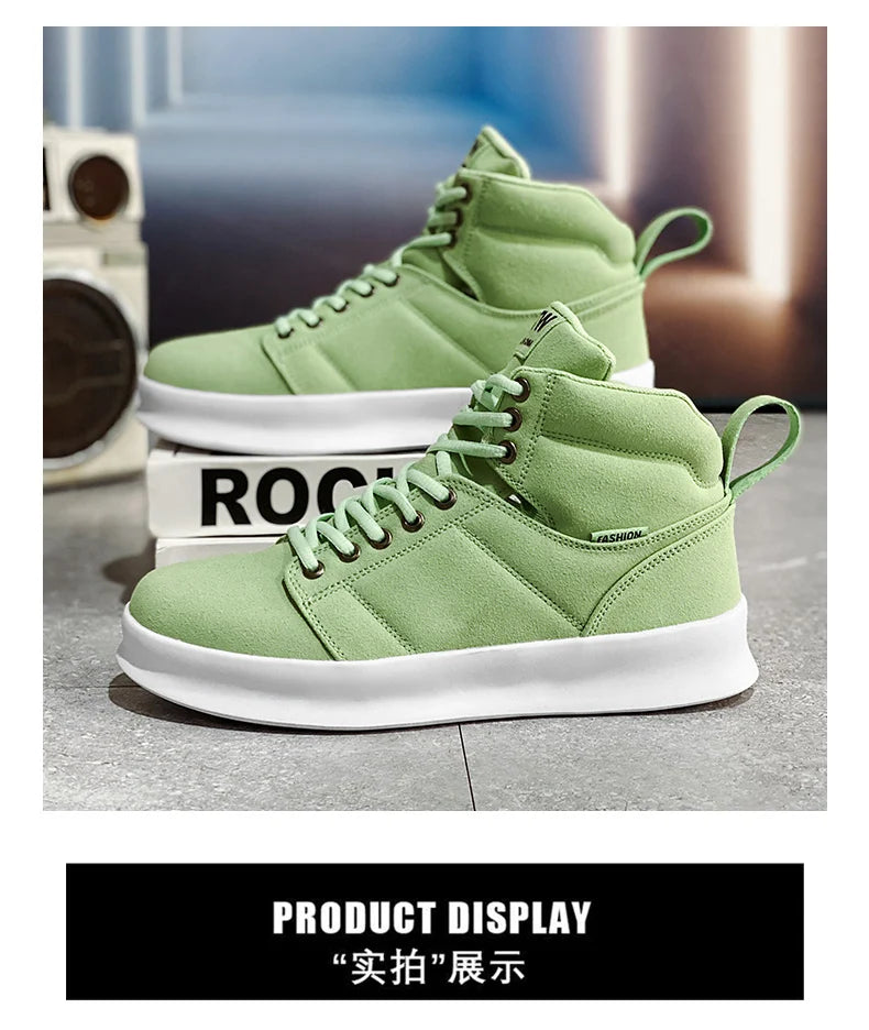 Giày Trượt Ván Đỏ Nam Suede Thời Trang Casual 50 kí tự