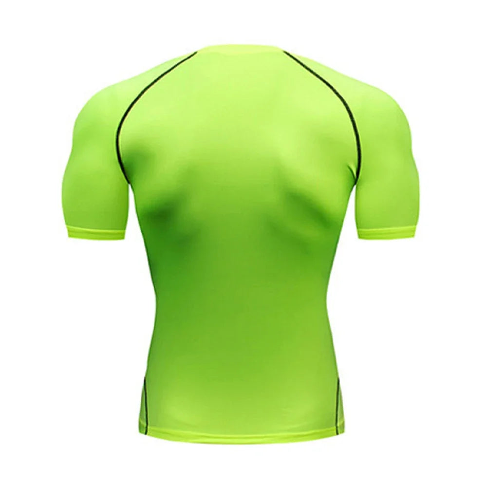 Áo Thun Nam Tập Gym Bo Dáng, Nhanh Khô, Co Giãn 4 Chiều