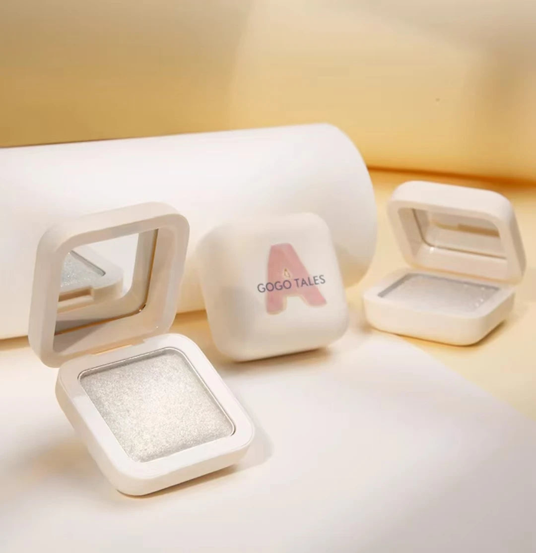 GOGOTALES Single Highlight Contour Pearl Chameleon Highgloss Brightening Longlasting Easy Repair Volume Flash Powder Face Makeup