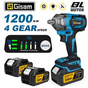Máy Siết Bu Lông Không Dây Gisam 18V 1200N.m - Daisan Mart