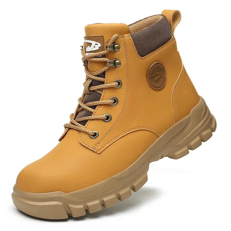 Industrial Safety Waterproof Leather Safety Shoes 2024