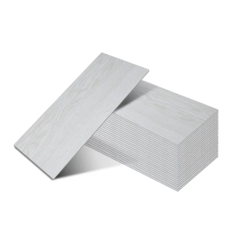 Imitation Wood Grain Self-adhesive Floor Sticker Waterproof for Kitchen Bedroom Living Room Peel and Stick Flooring Home Decor