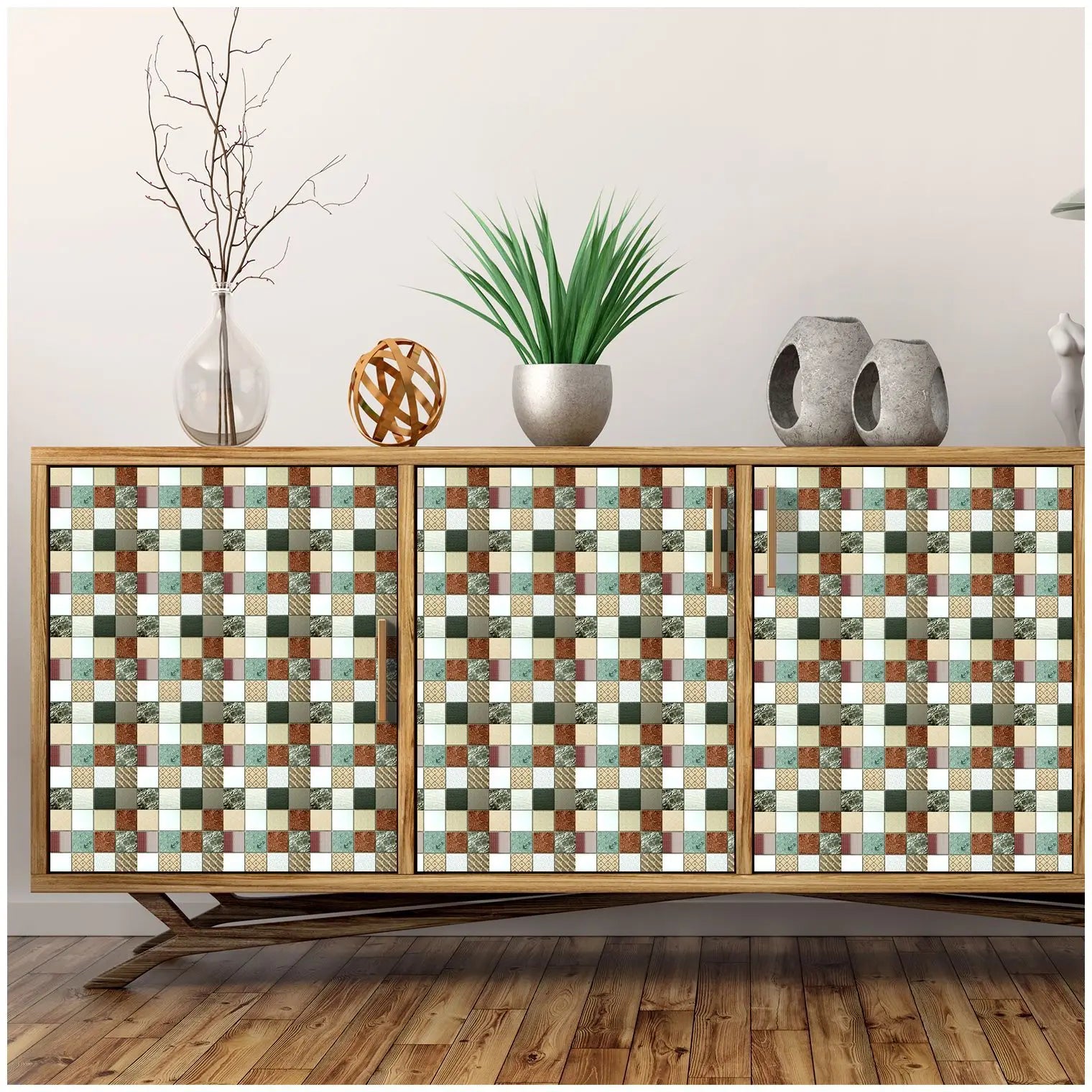 10 Waterproof Marble Mosaic Tile Stickers