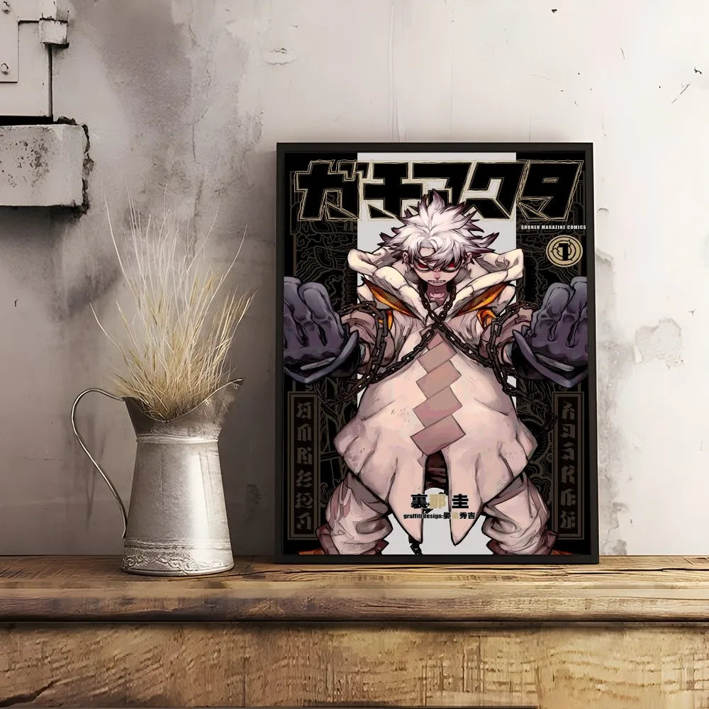 Anime G-Gachiakuta Poster Room Decor Home Decoration Interior Wall Art Printing Waterproof Garage BedRoom Posters Gift