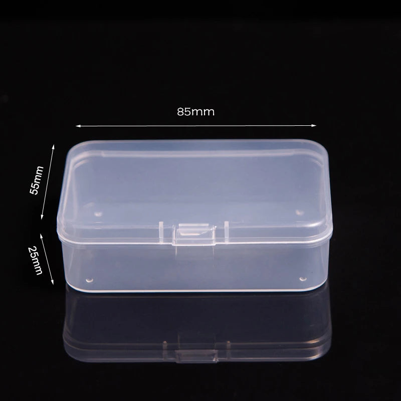 Mini Rectangular Dustproof Plastic Jewelry Box
