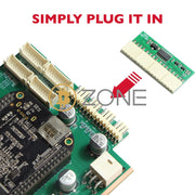 Bitmain Cooling Fan Simulator Emulator - Plug &amp; Play 4 Pin Fan Spoofer for Antminer S19 S19jpro S19xp L7 D7 K7 KA3 Z15 AND More