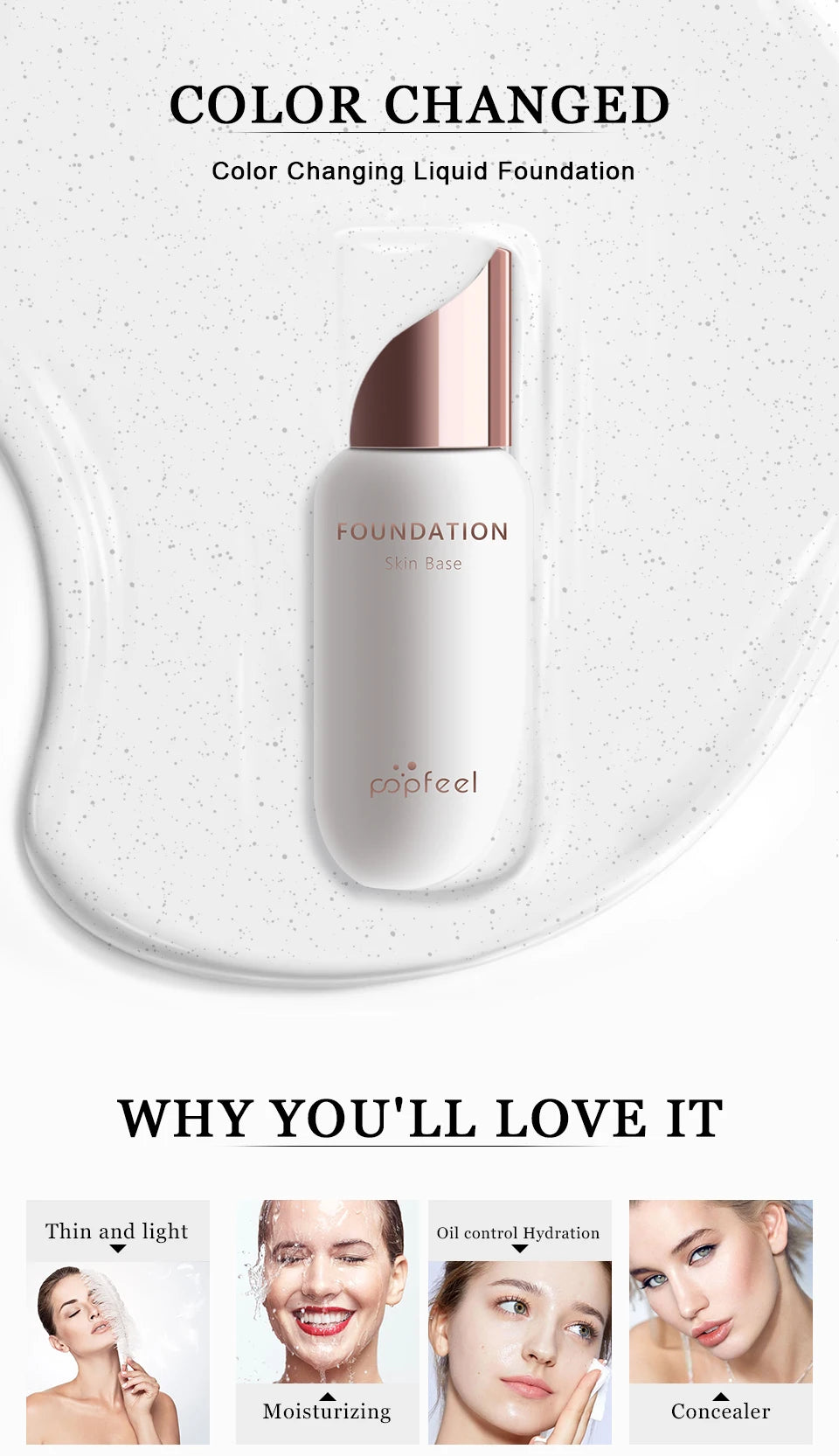 Kem Nền Đổi Màu Tức Thì - Phù Hợp Da Trung & Sáng