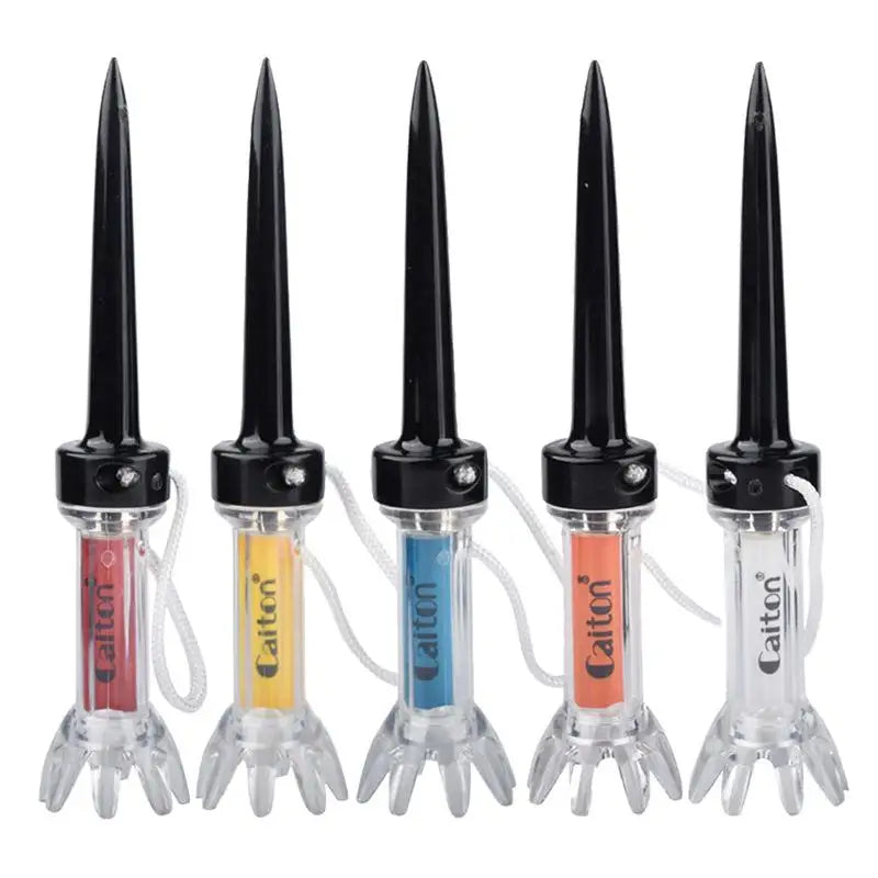 Set of 5 360 Degree 2 Size Magnetic Plastic Golf Tees