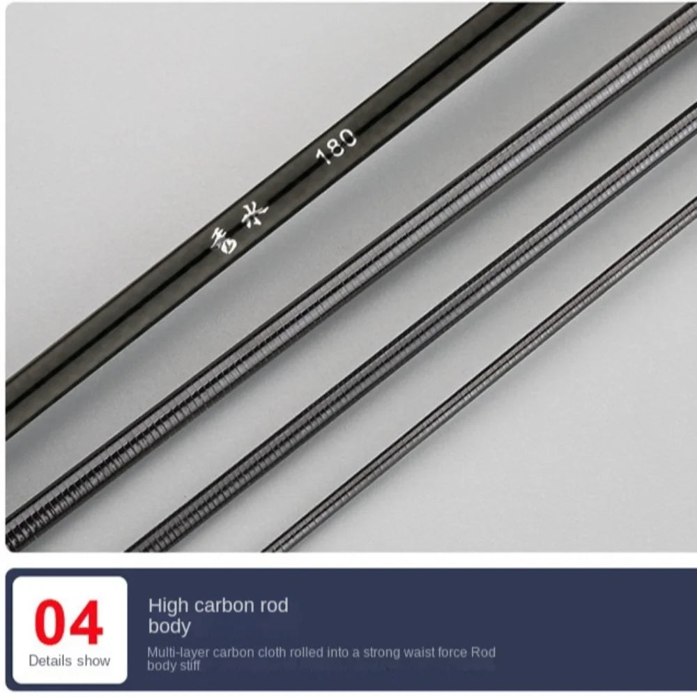 Bộ Cần Câu Rút Gọn Kèm Máy Đầy Đủ 1.5-2.1m