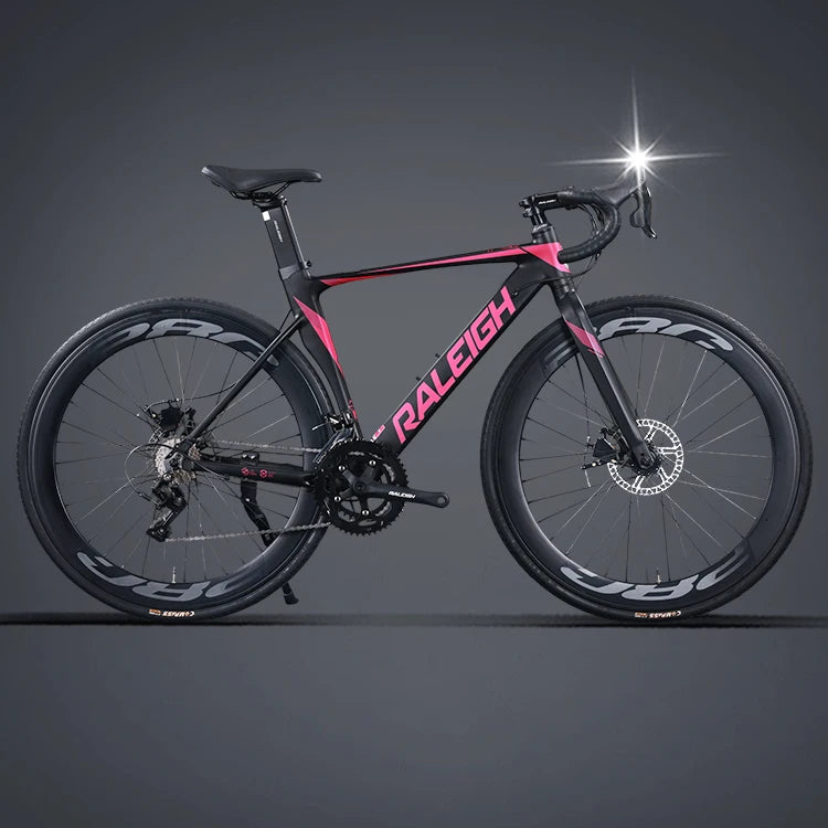 28C*60mm Road Bike 18 Speed ​​Line Pull Disc Brake Gravel Bike Quick Disassembly Lightweight Road Racing bicicleta Teenager Women